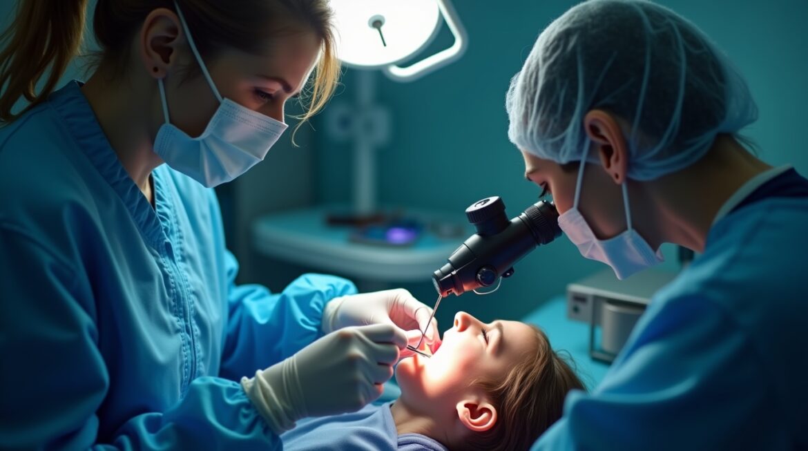 Dentist Performing Root Canal